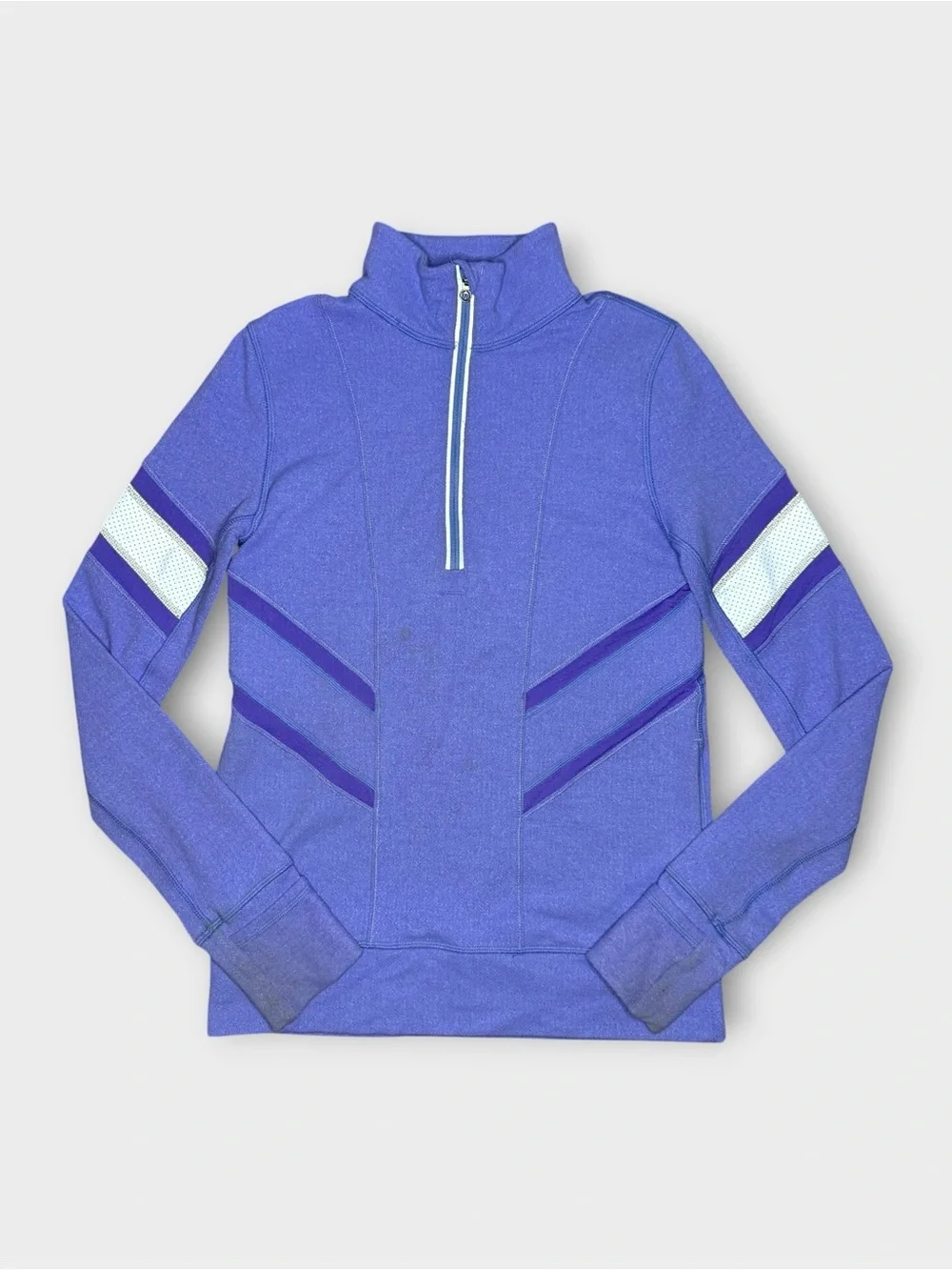Ivivva by Lululemon Purple Glow and Go 1/2 Zip Pullover